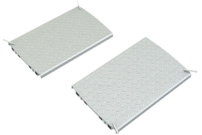 Комплект (2 шт) оцинкованных задних сдвижных пластин. 